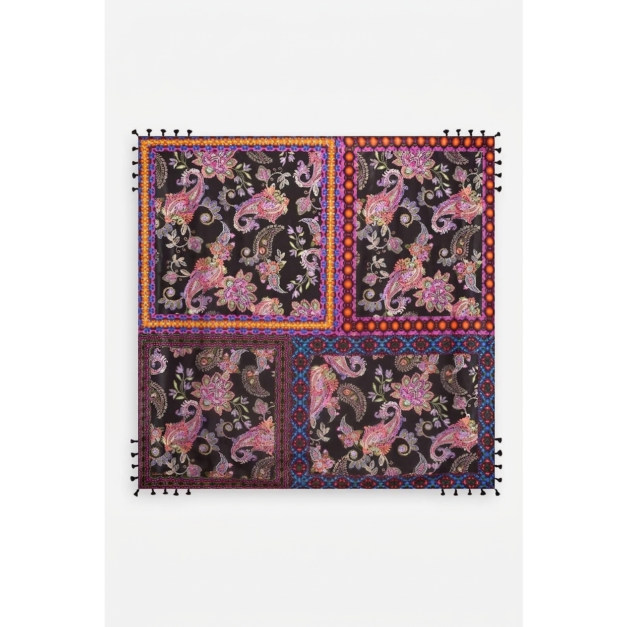 New Johnny Was Women's Silk Scarf In Petra